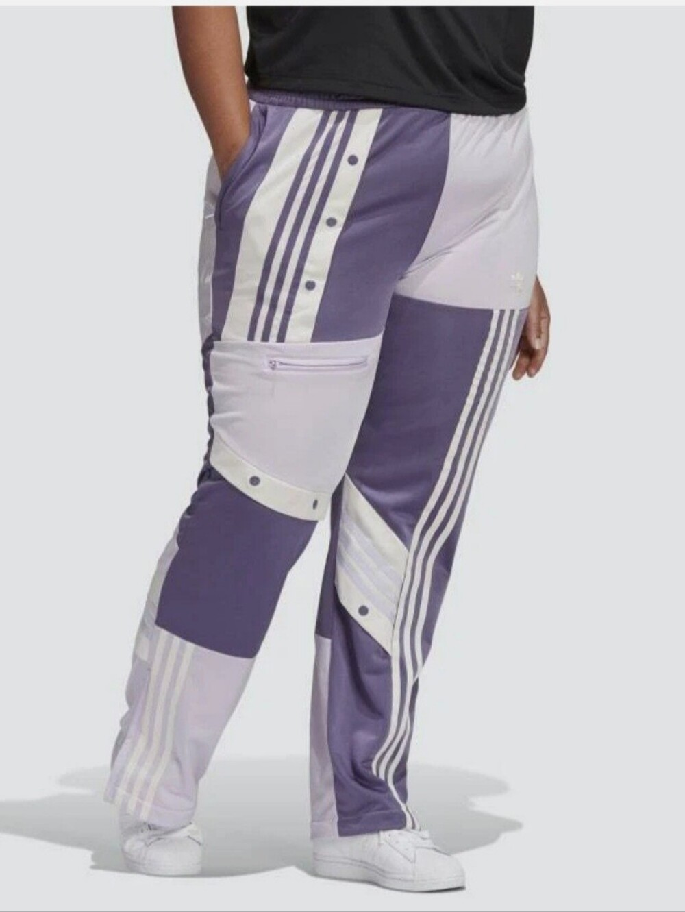 Danielle Cathari By Adidas Light Purple Colorblock size 3x Track Pants